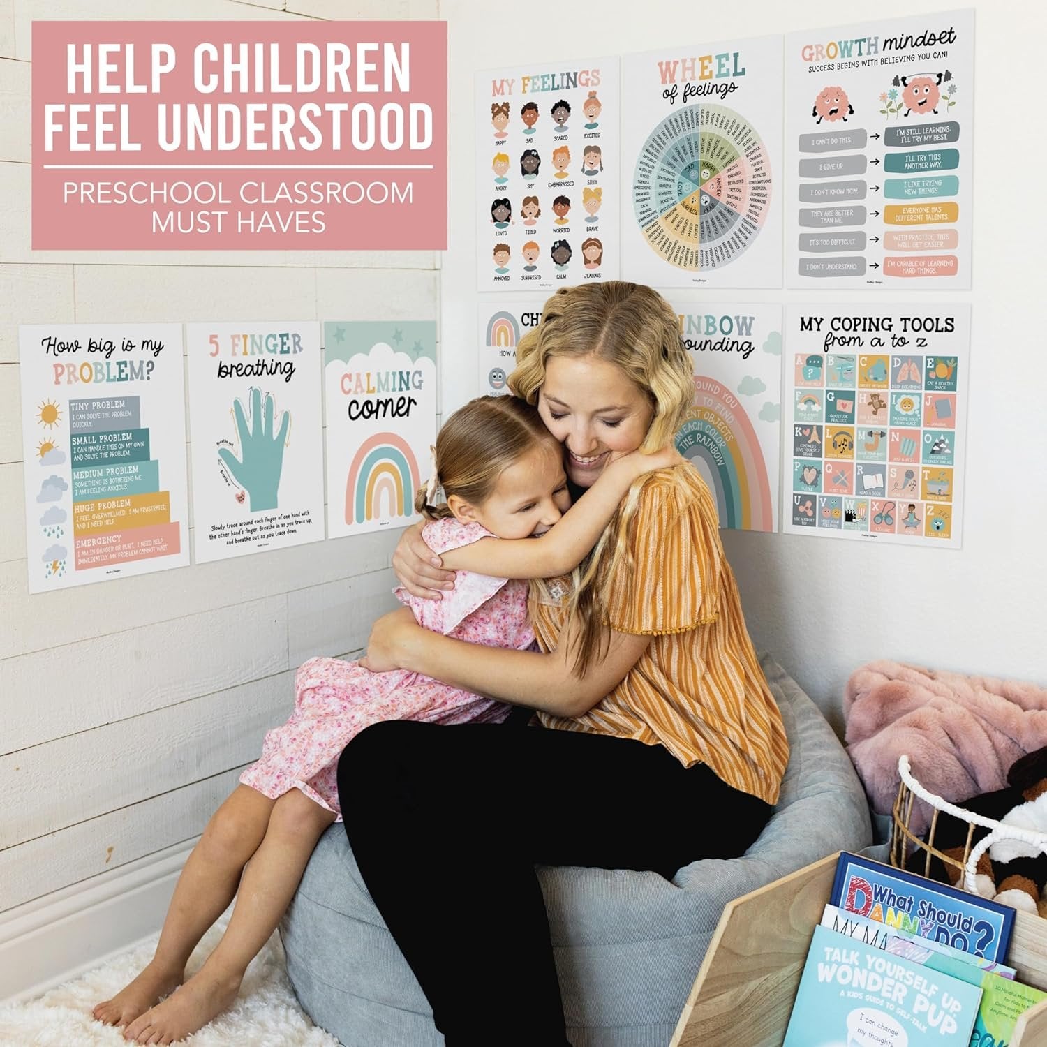 Calming Corner Posters | Set of 9 | Classroom Decor - SAMPLE