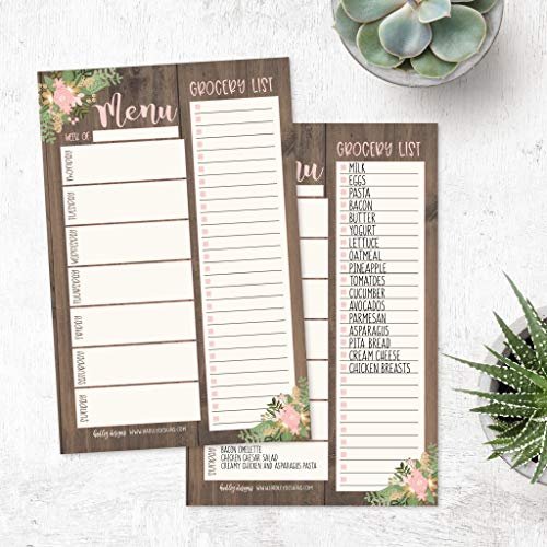 Meal Planners | 25 Sheets | Home Organization