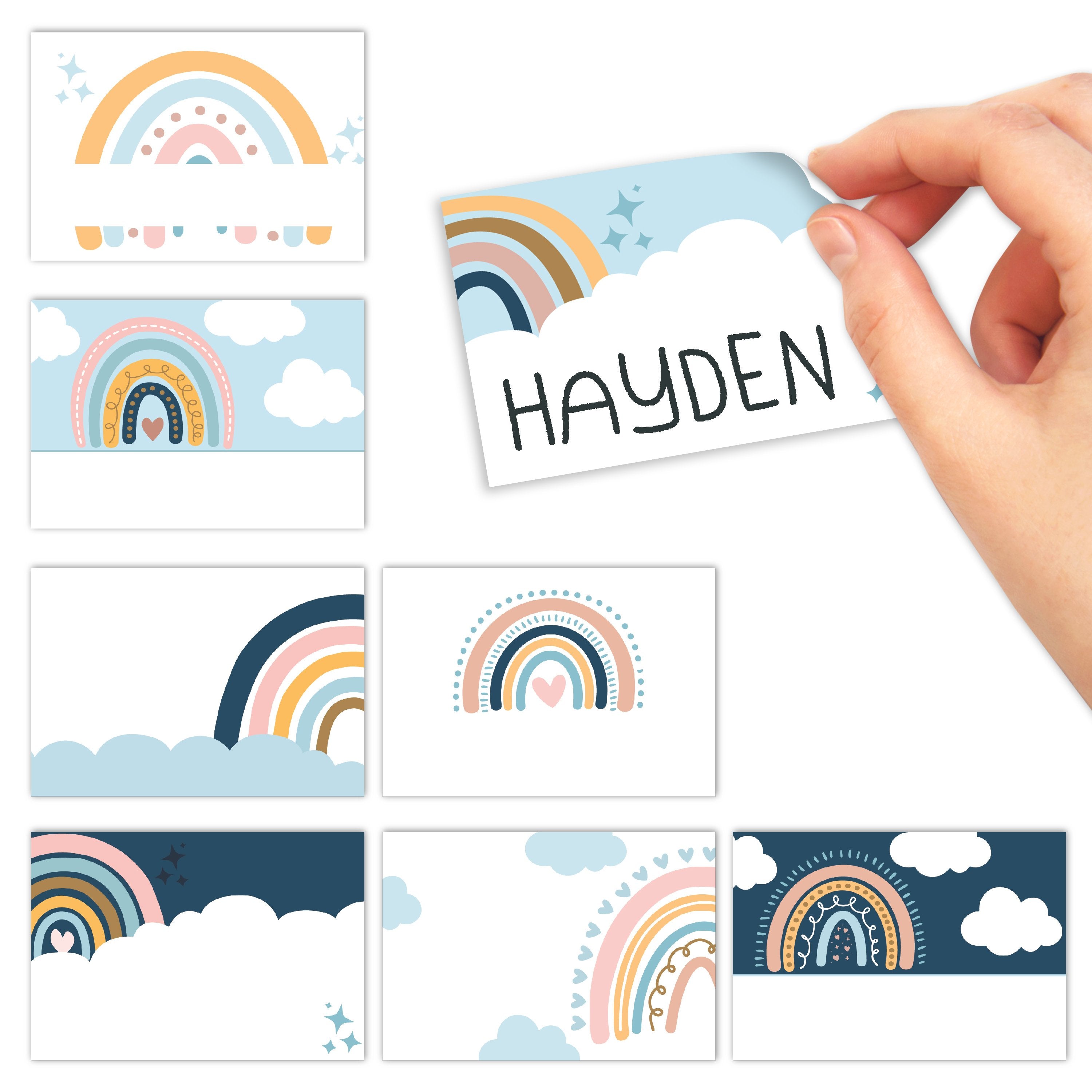 Name Tag Stickers | Set of 56 | Classroom Supplies