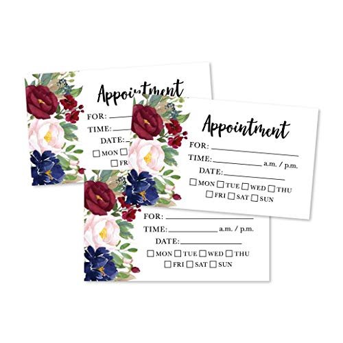 Appointment Cards | Set of 50 | Office Supplies