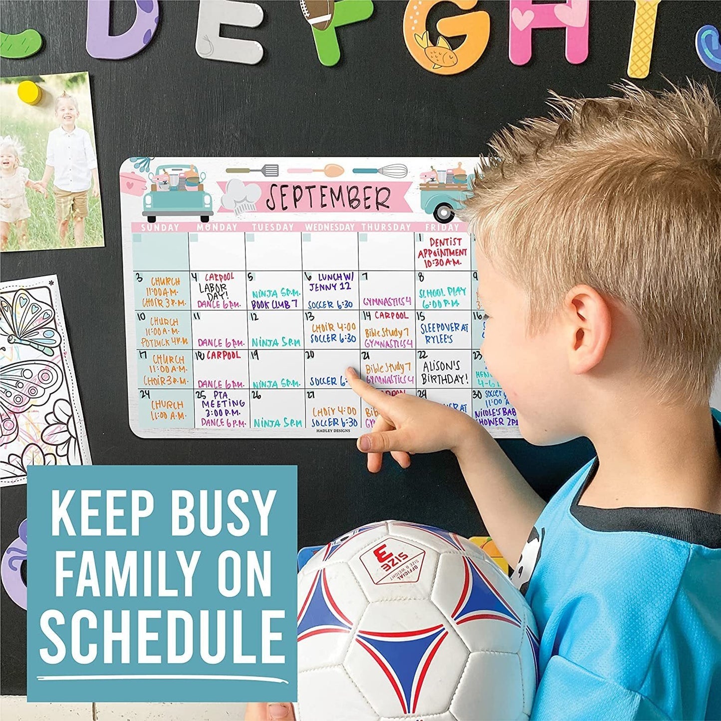 Truck Magnetic Calendar | Dry-Erase | Calendars & Planners