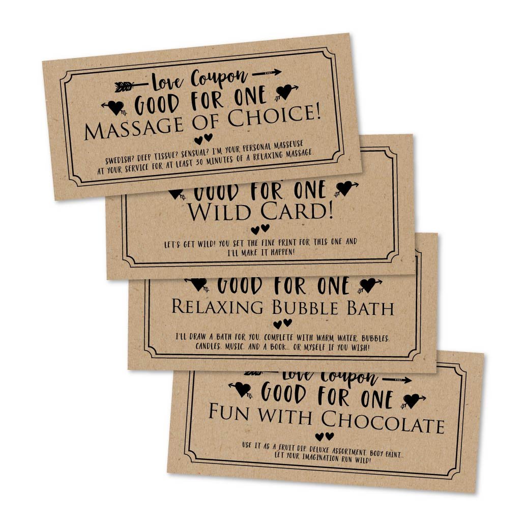 Love Coupons | Set of 15 | Romantic, Love, Gifts