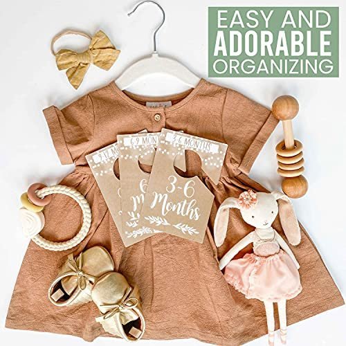 Baby Closet Dividers | Set of 6 | Nursery Decor