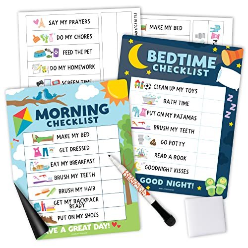 Doodle Day & Night Routine Charts | Daily Schedule | Educational Charts