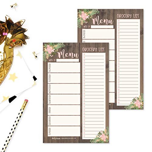 Meal Planners | 25 Sheets | Home Organization