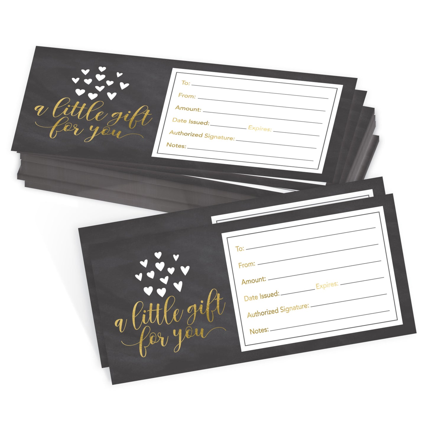 Blank Gift Certificates | Set of 25 | Business & Office Supplies