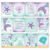 Mermaid Children's Wall Art | Set of 6 | Home Decor