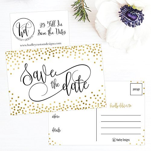 Save The Date Postcards | Set of 25 | Greeting Cards