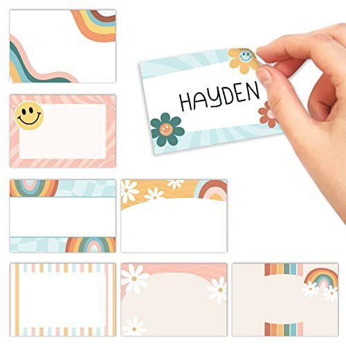 Name Tag Stickers | Set of 56 | Classroom Supplies