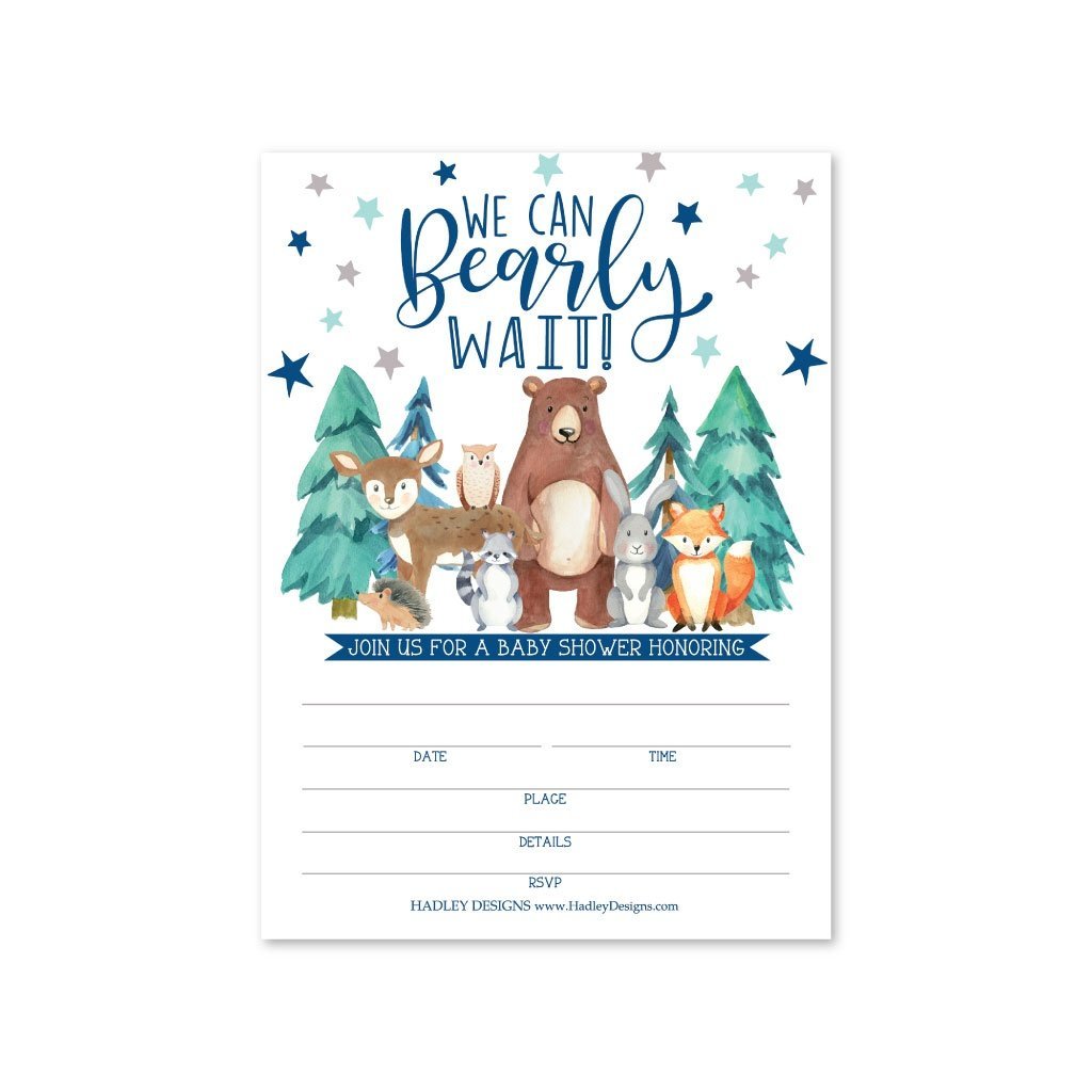 Baby Shower Invitations | Set of 25 | Baby Shower Supplies