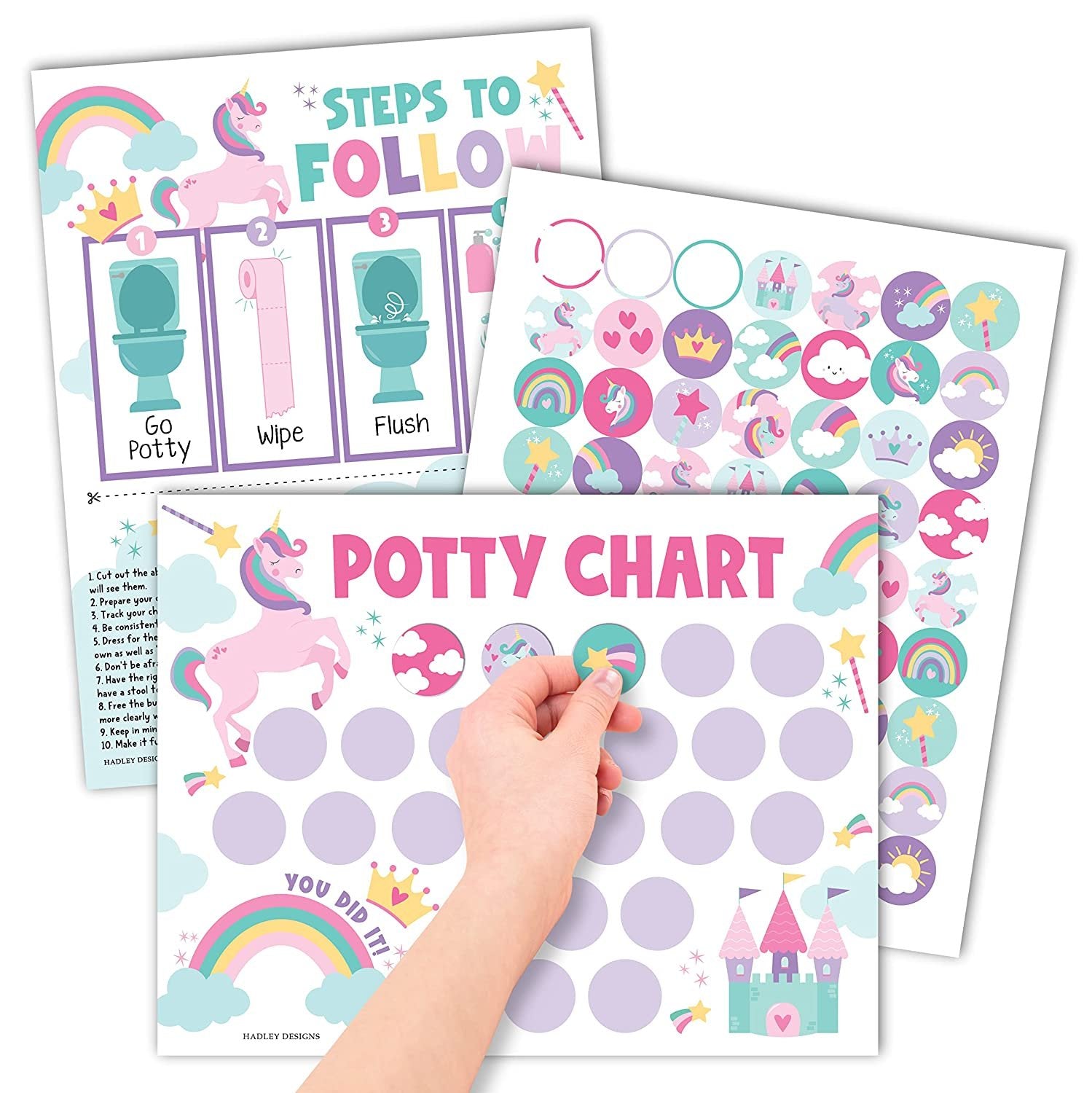 Potty Training Chart | Sticker Charts | Early Education - SAMPLE