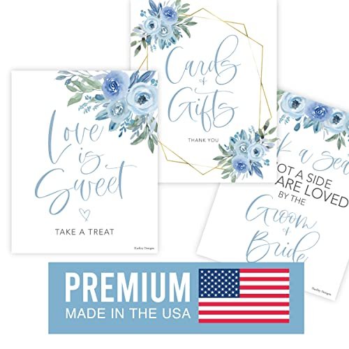 Wedding Signs & Decor | Set of 9 | Wedding Supplies