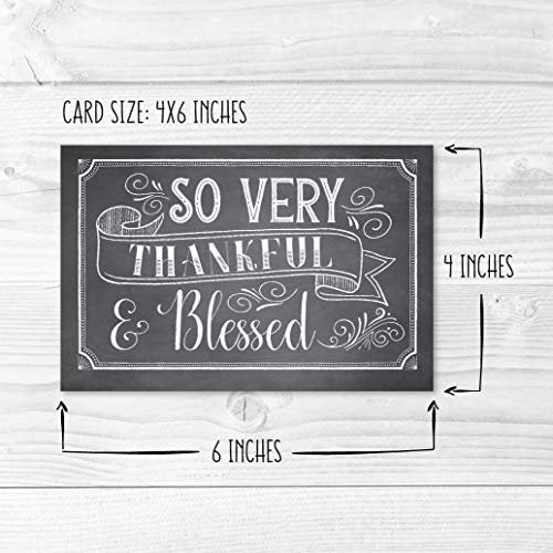 Chalk Folded Thank You Cards | Set of 24 | General