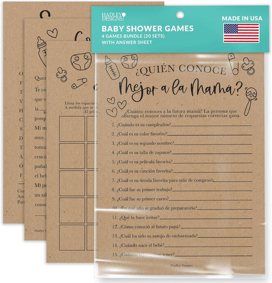 40 Rustic Juegos Para Baby Shower En Español - Juegos De Baby Shower En Español, Baby Shower Bingo Español, Baby Shower Advice Cards, Sopa De Letras Baby Shower Español, Quien Conoce Mas A Mama