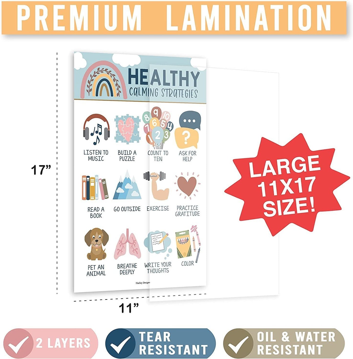 Feelings Posters | Set of 4 | Educational Posters