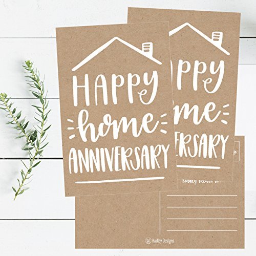 Home Anniversary Postcards | Set of 25 | Greeting Cards