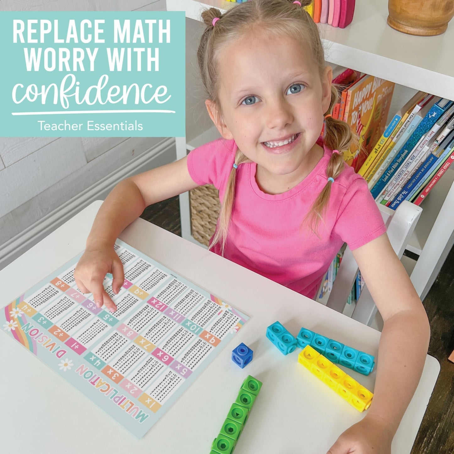 Math Cheat Sheets | Double-Sided Multiplication & Division | Classroom Supplies