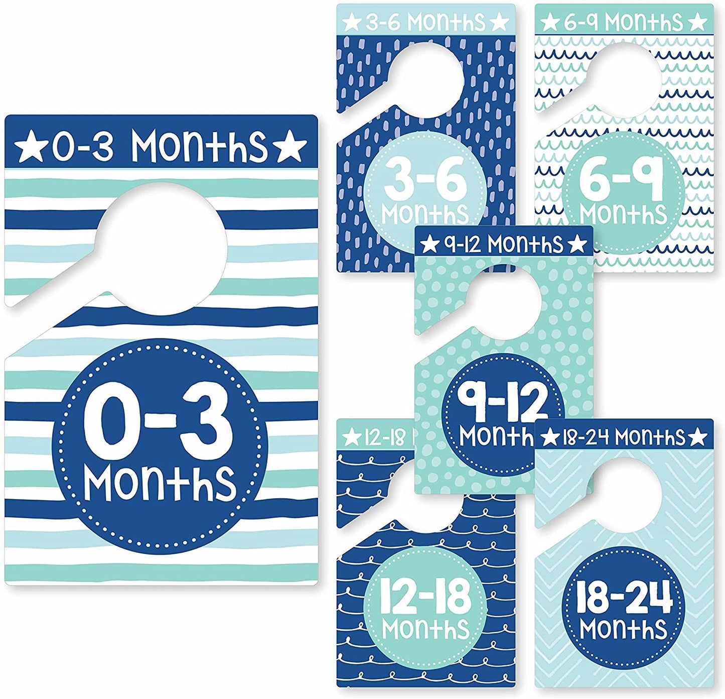 Baby Closet Dividers | Set of 6 | Nursery Decor