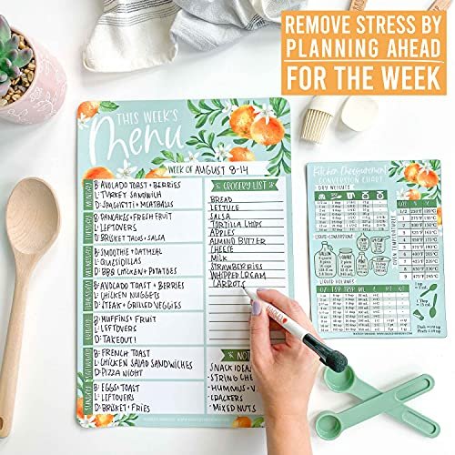 Oranges Magnetic Meal Planner | Weekly | Calendar & Planners