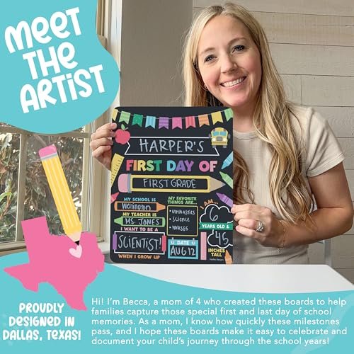 First Day of School Boards | Dry Erase | School Supplies