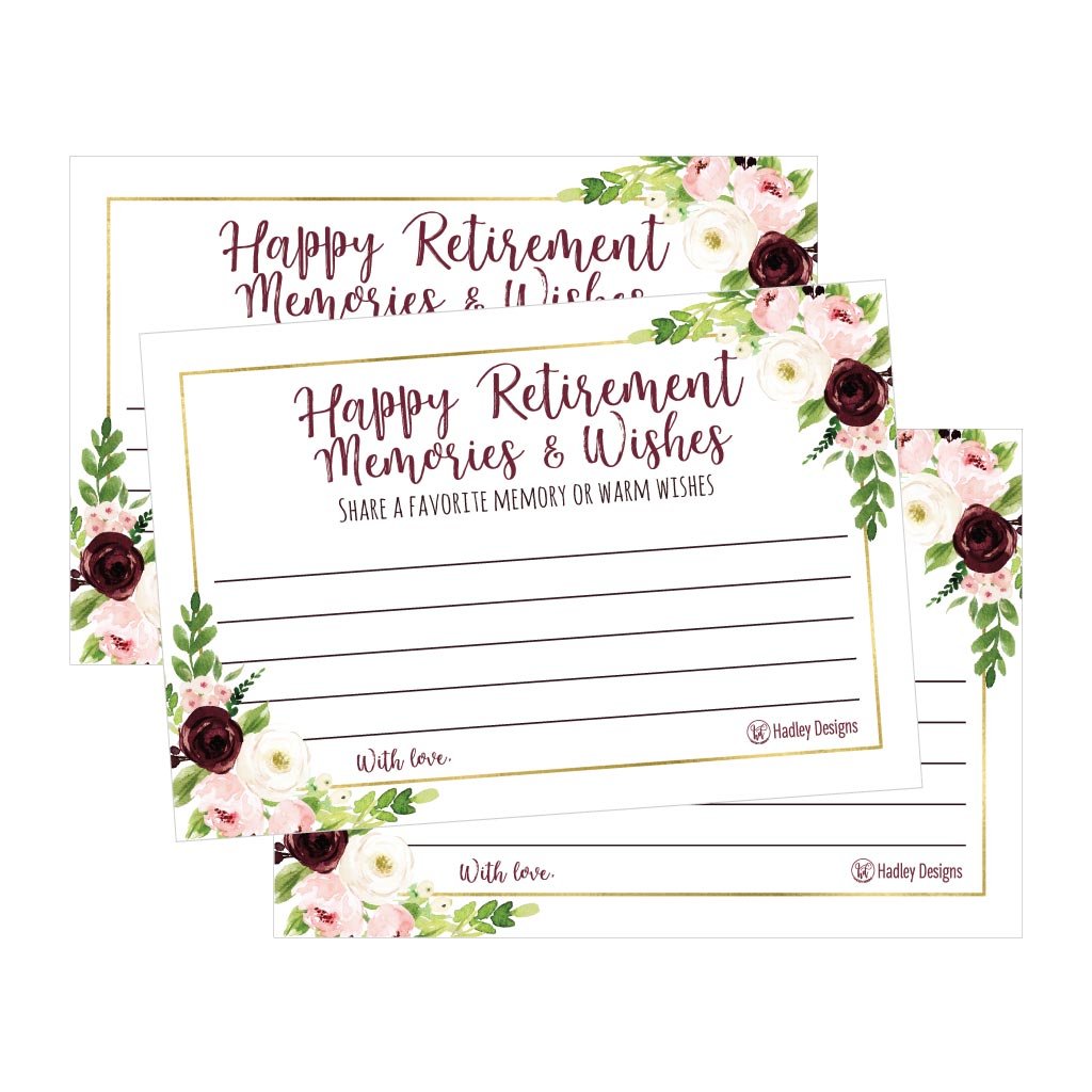 Retirement Advice Cards | Set of 25 | Cards & Party