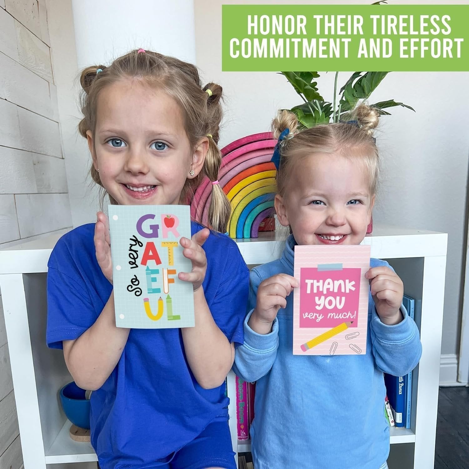 Teacher Thank You Cards | Set of 24 | 4" x 6"