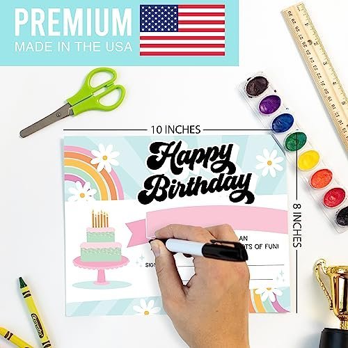 Birthday Certificates | Set of 25 | Birthday Gifts