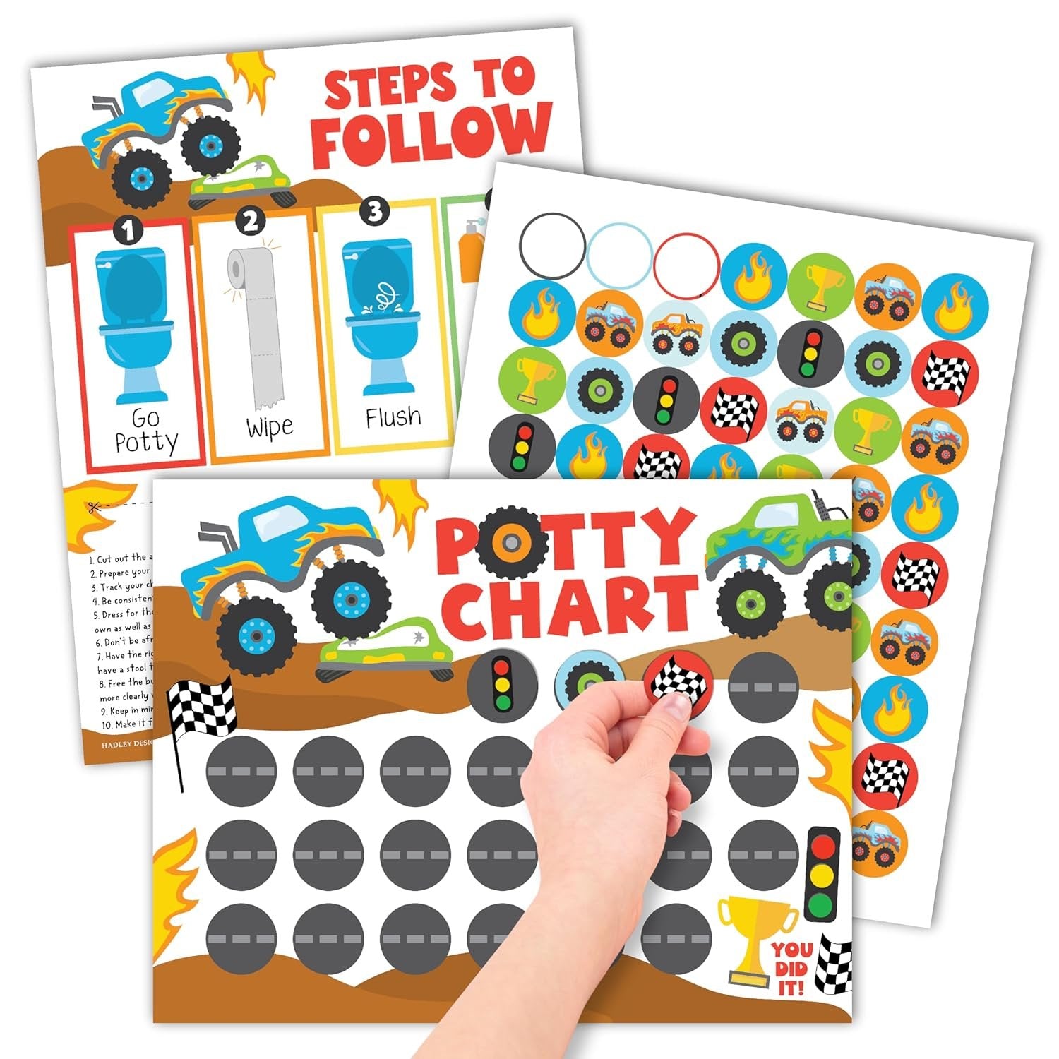 Potty Training Chart | Sticker Charts | Early Education - SAMPLE
