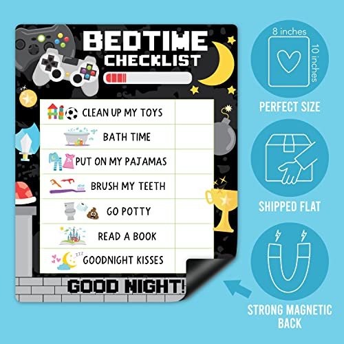 Video Games Day & Night Routine Charts | Daily Schedule | Educational Charts