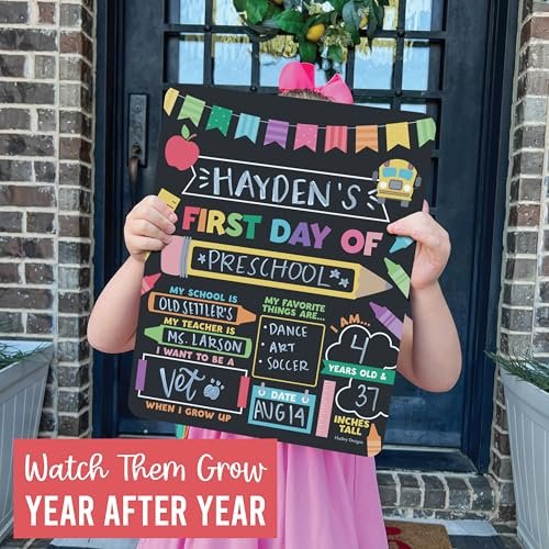 First Day of School Boards | Dry Erase | School Supplies