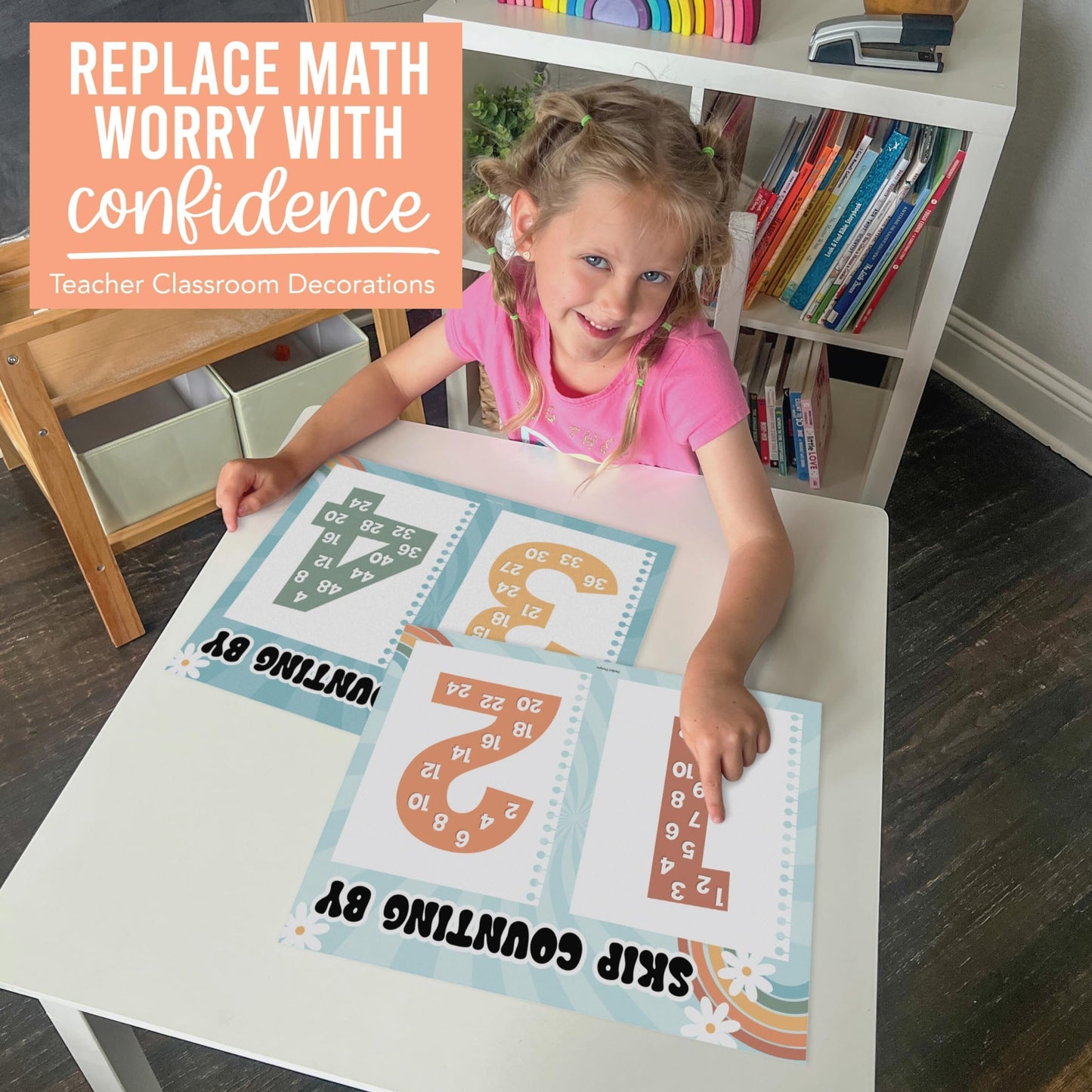 Retro Multiplication Posters | Set of 9 | Classroom Supplies