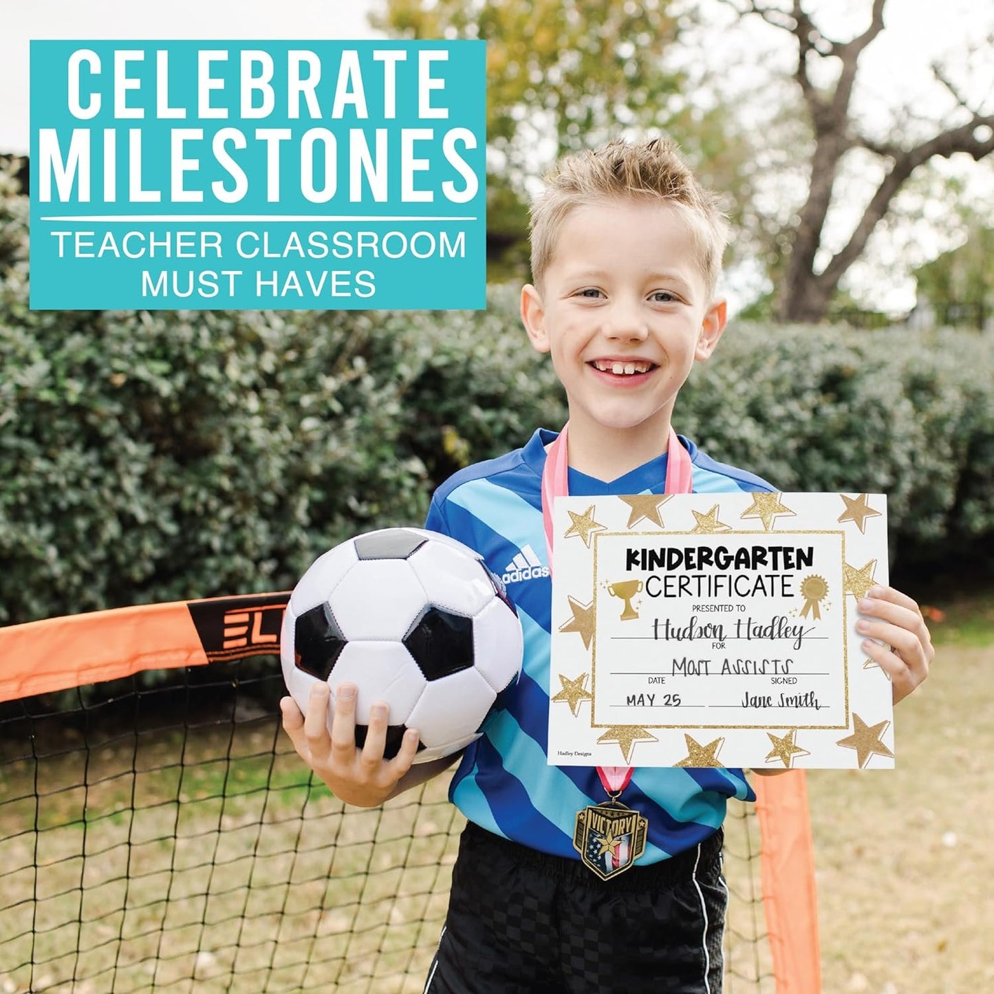 Kindergarten Certificate of Achievement | Set of 25 | Trophies & Awards