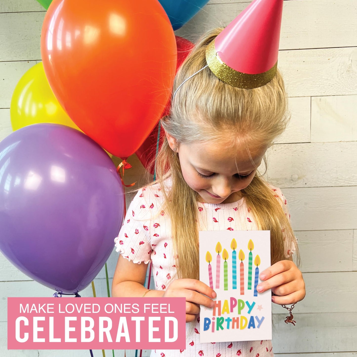 Happy Birthday Cards | Set of 24 | Envelopes Included | Cards & Party