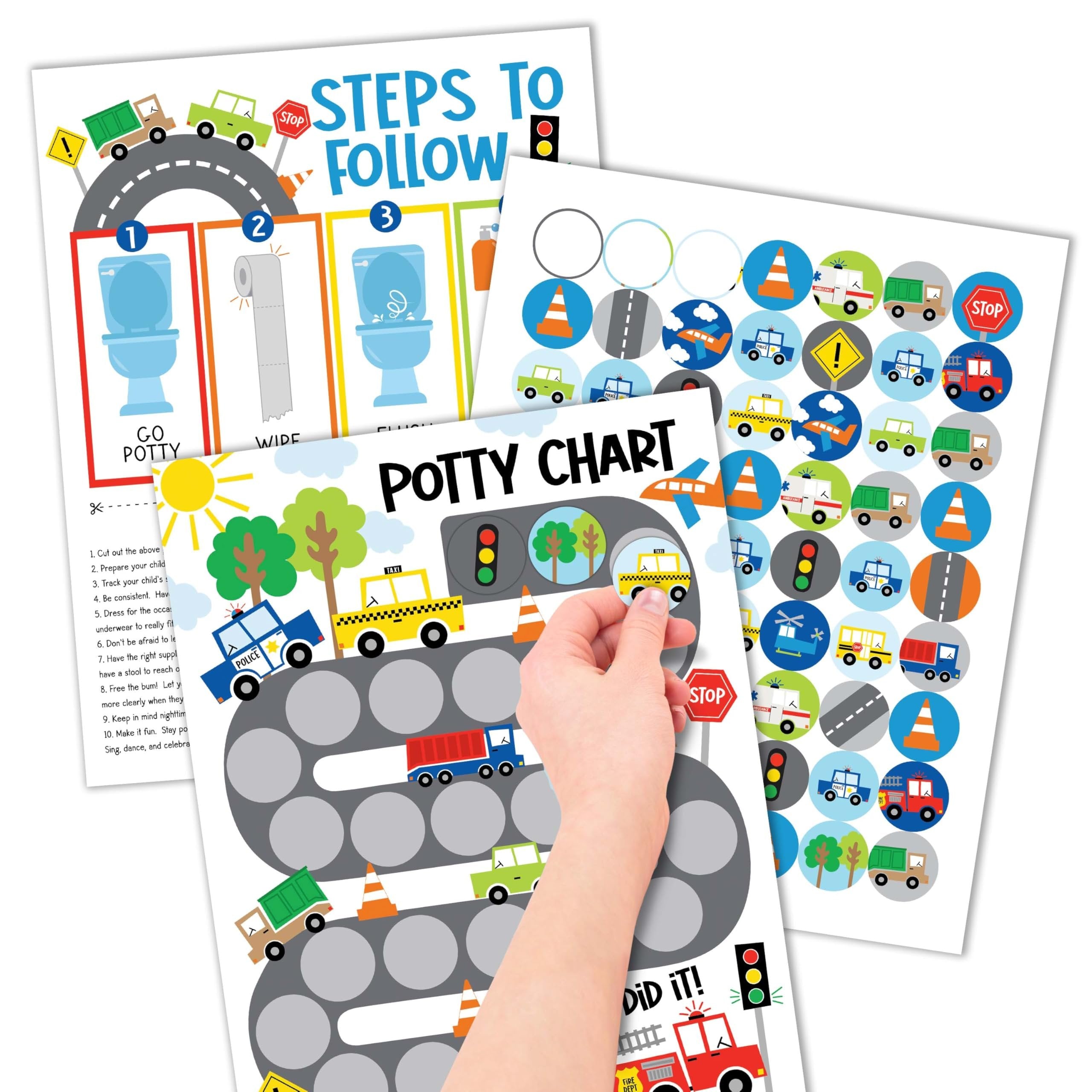 Potty Training Chart | Sticker Charts | Early Education - SAMPLE