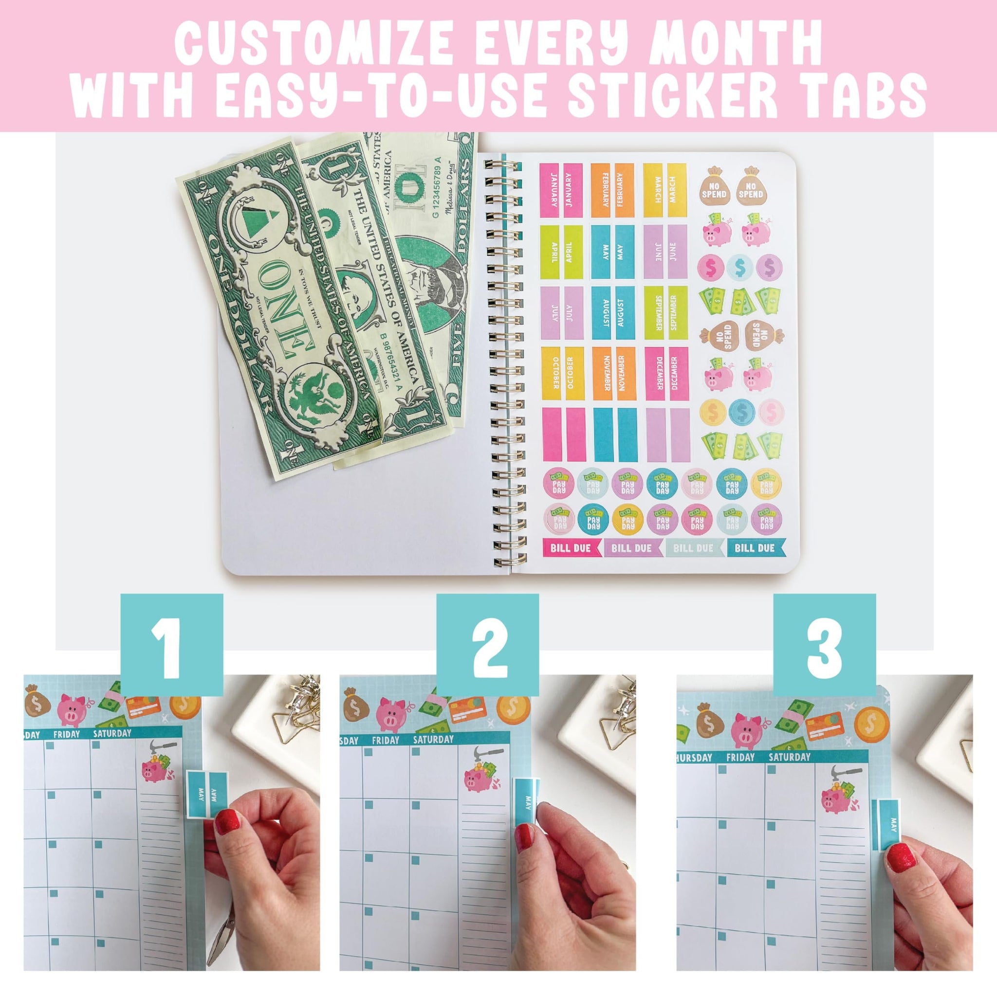 Monthly Budget Planner | 2025-2026 | Calendars & Planners - SAMPLE