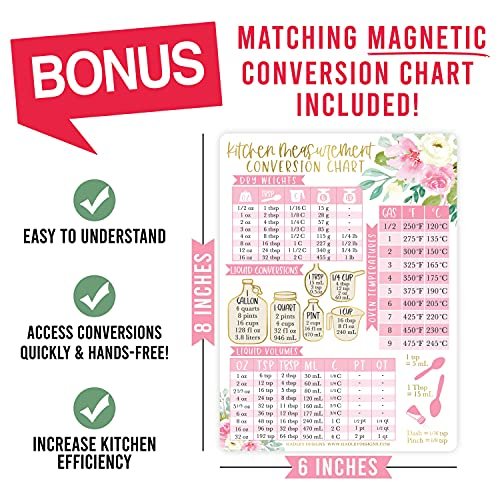 Blush Floral Magnetic Meal Planner | Weekly | Calendar & Planners