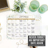 Greenery Magnetic Calendar | Dry-Erase | Calendars & Planners