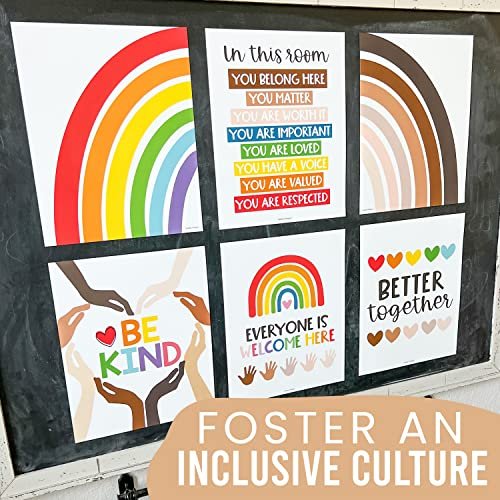 Rainbow Diversity Posters | Set of 6 | Educational Posters