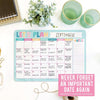 Colorful Magnetic Calendar | Dry-Erase | Calendars & Planners