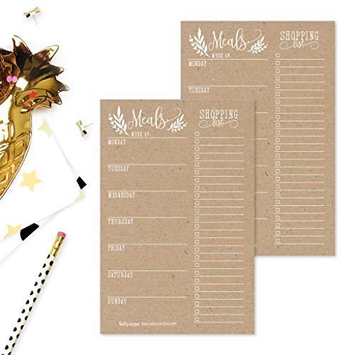 Meal Planners | 25 Sheets | Home Organization