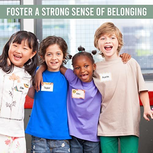 Name Tag Stickers | Set of 56 | Classroom Supplies