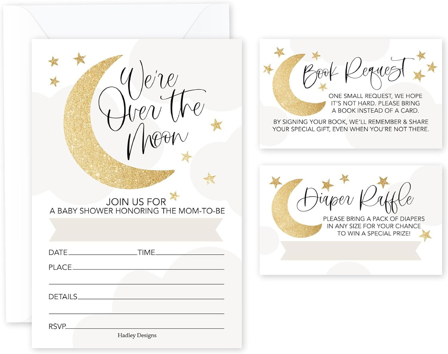 Invitation Bundles | Set of 15 | Baby Shower Supplies