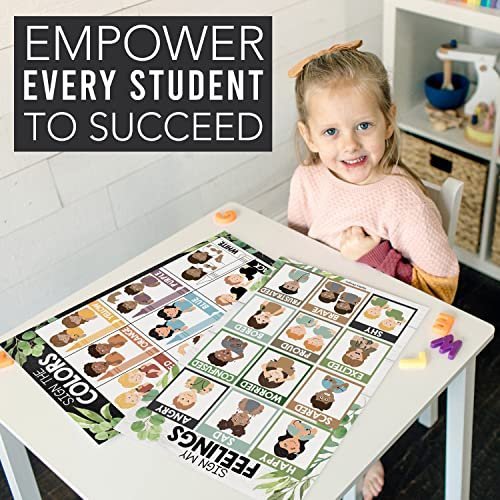 ASL Posters | Set of 8 | American Sign Language