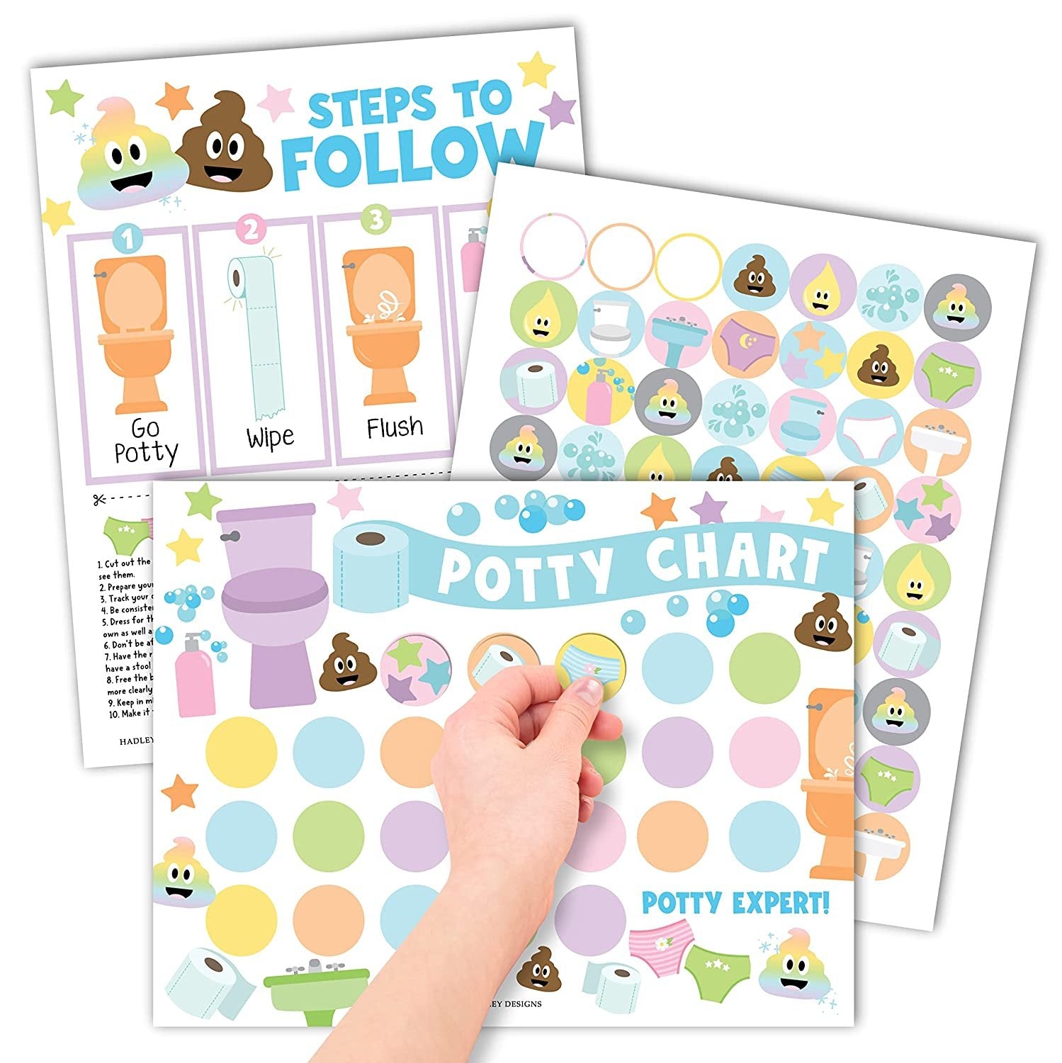 Potty Training Chart | Sticker Charts | Early Education - SAMPLE