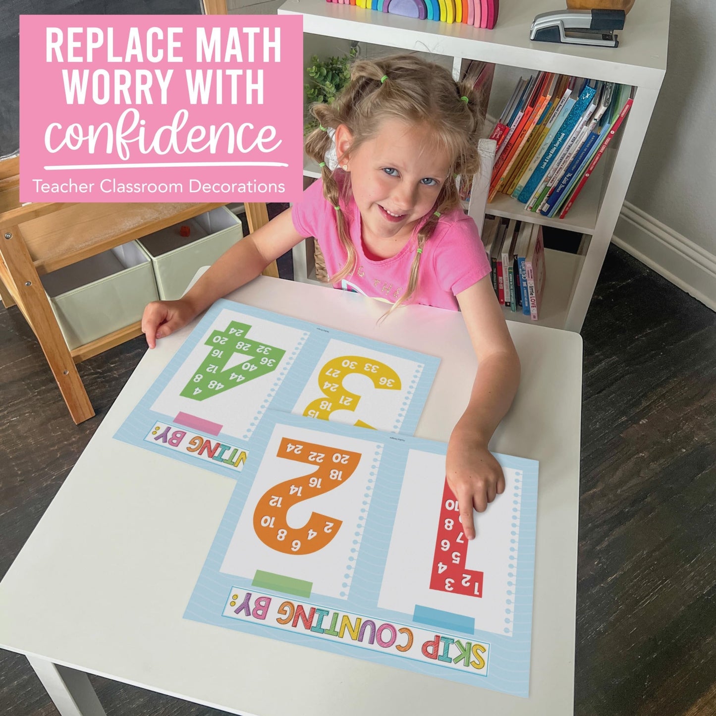 Colorful Multiplication Posters | Set of 9 | Classroom Supplies