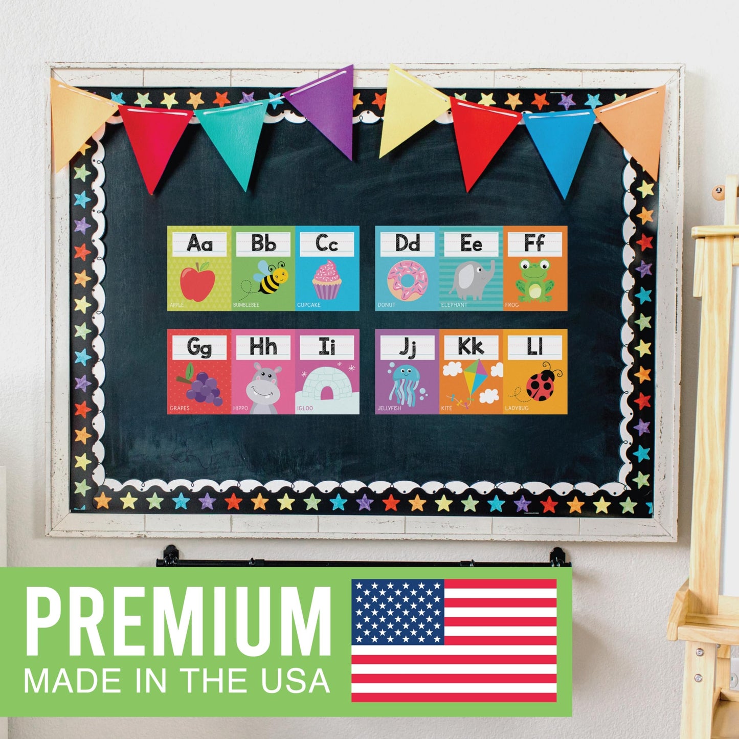 Colorful Alphabet For Classroom Wall Line - Alphabet Letters For Classroom Wall, ABC Posters, Alphabet Posters, Alphabet Wall Chart, ABC Wall Chart, Alphabet Banner, Number Line For Classroom Wall