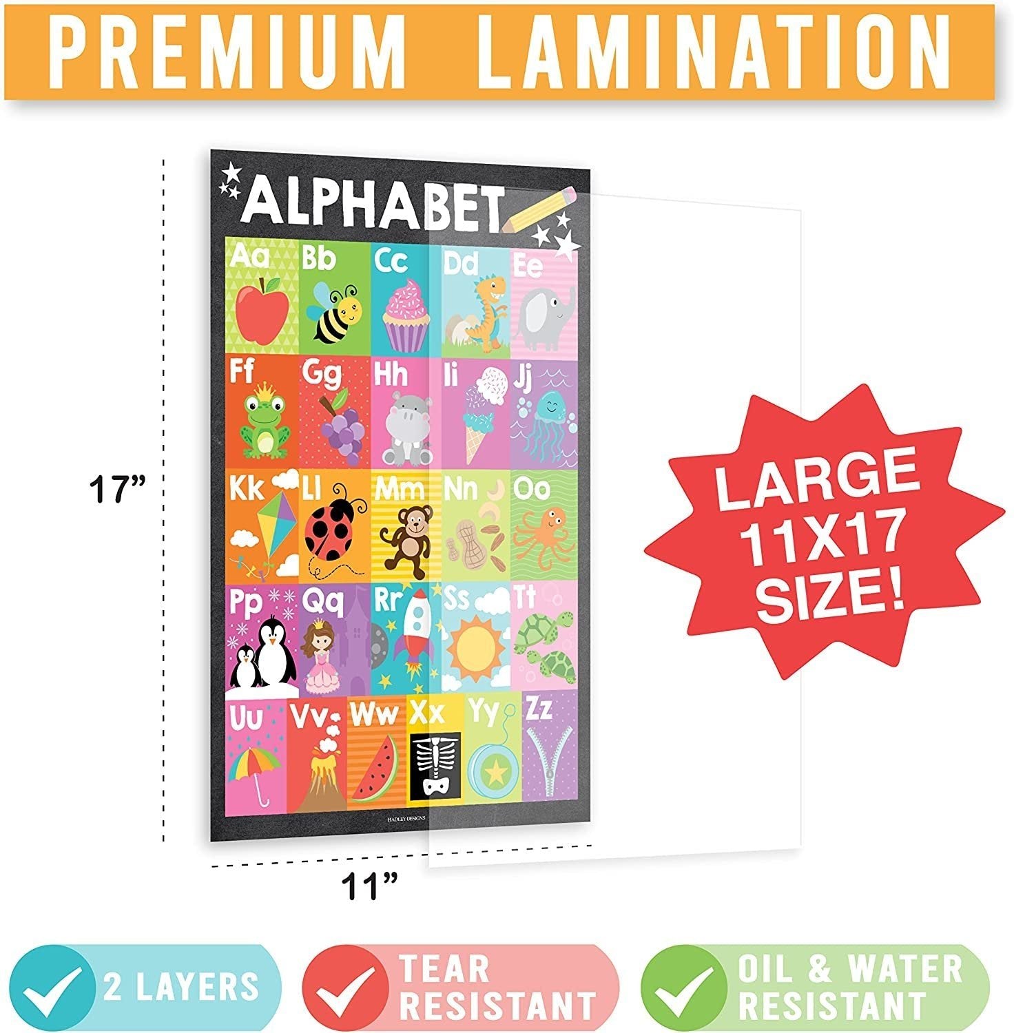 PreK Educational Posters | Set of 16 | Classroom Supplies