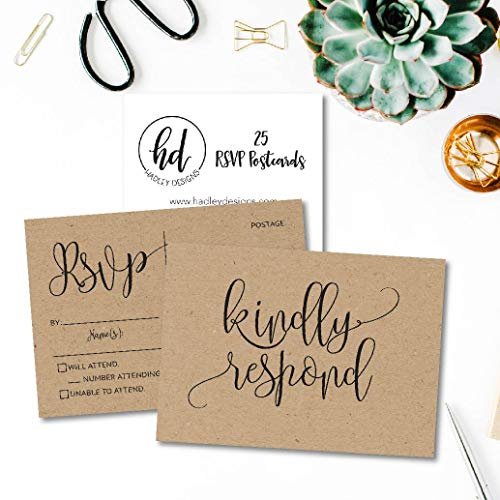 RSVP Postcards | Set of 25 | Greeting Cards