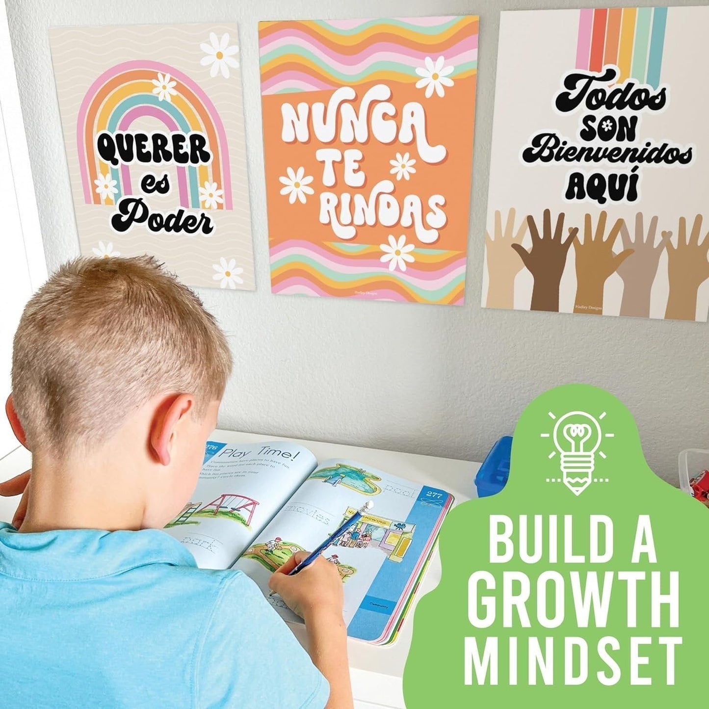 Spanish Motivational Posters | Set of 6 | Spanish Classroom Supplies