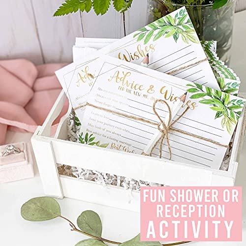 Wedding Advice Cards | Set of 50 | Wedding Supplies